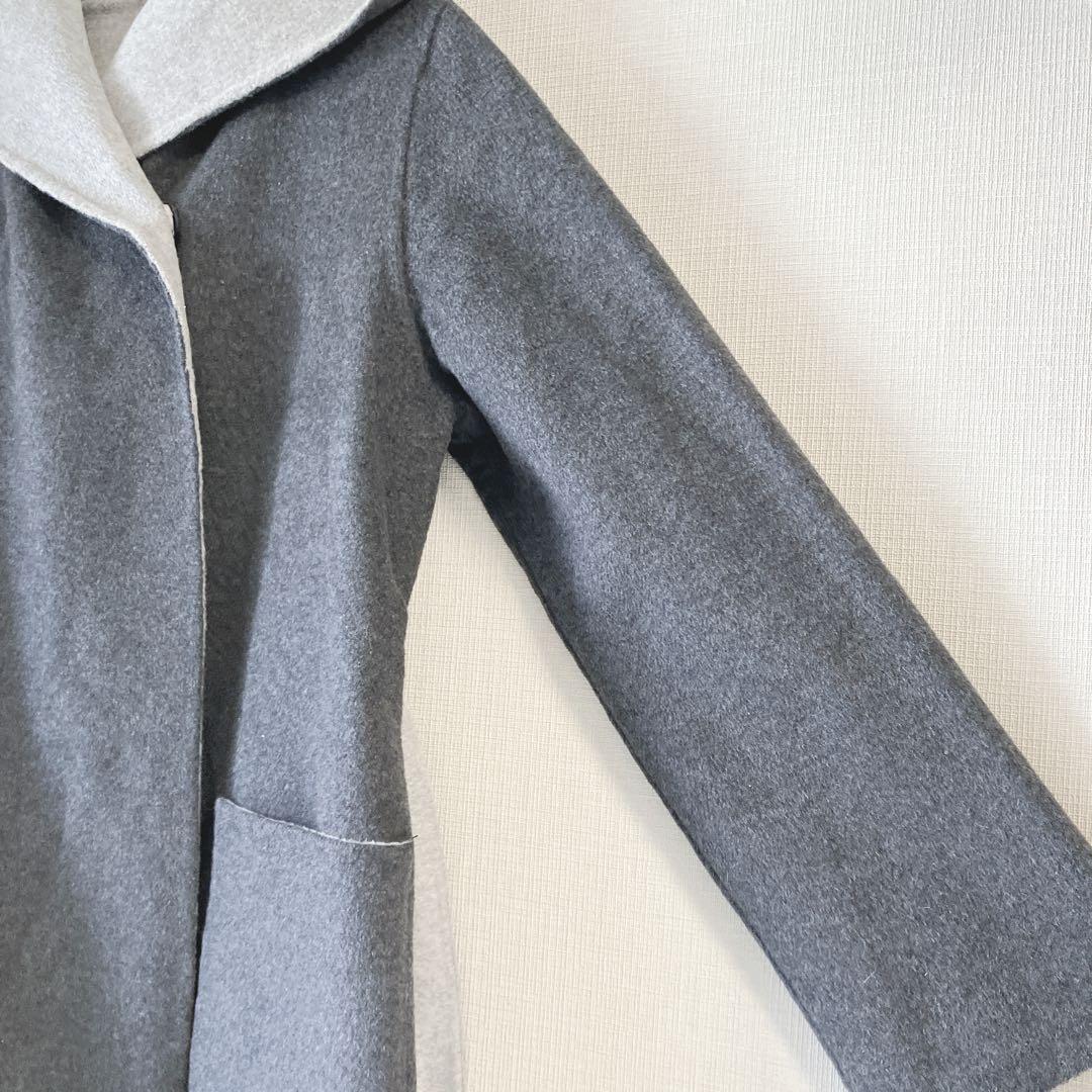 ConoriCo Hooded Coat, Reversible, M, Gray
