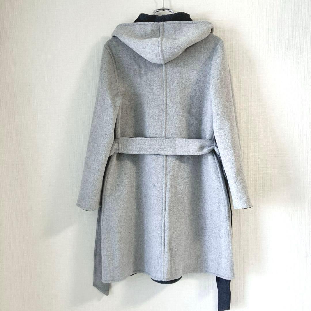 ConoriCo Hooded Coat, Reversible, M, Gray