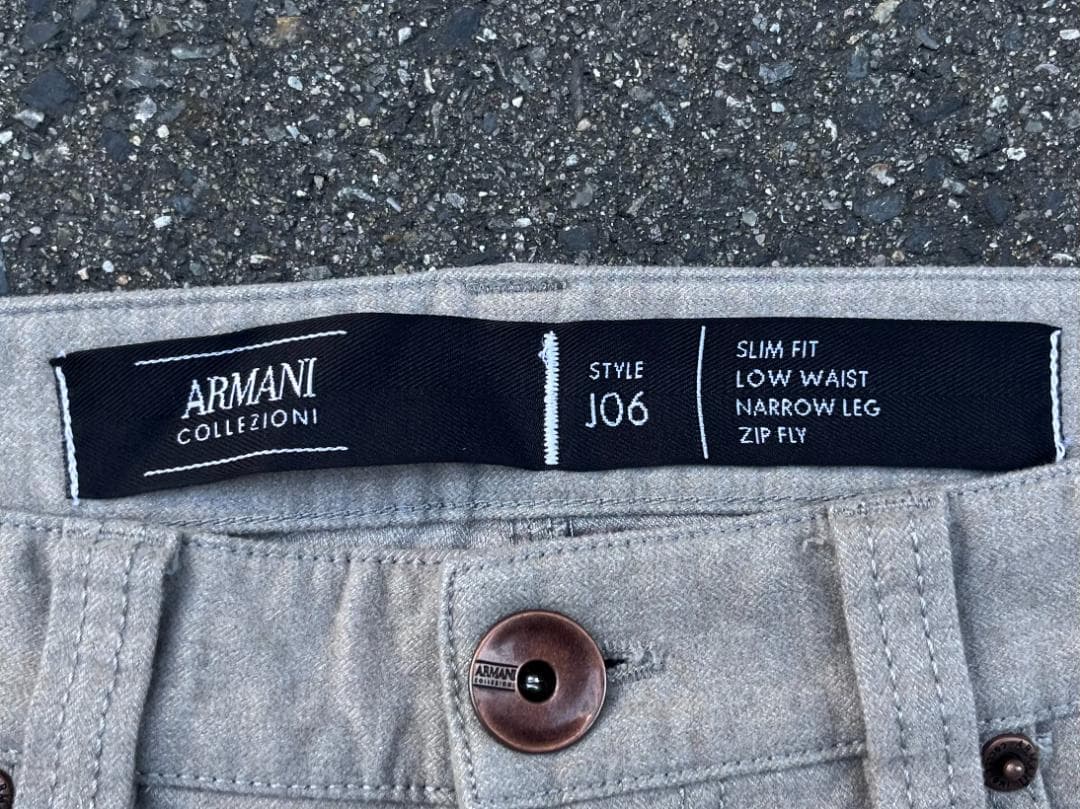 ARMANI COLLEZIONI / Dress Pants / Straight Leg / Low Rise / Y2K