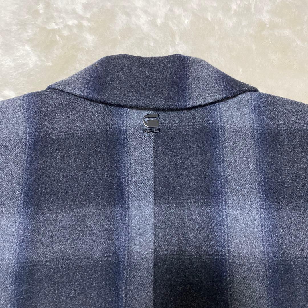 【New with Tags】 G-STAR RAW Wool Check Chester Coat Women's S