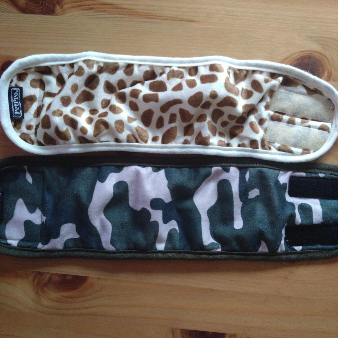 2-piece set of male dog sanitary belts