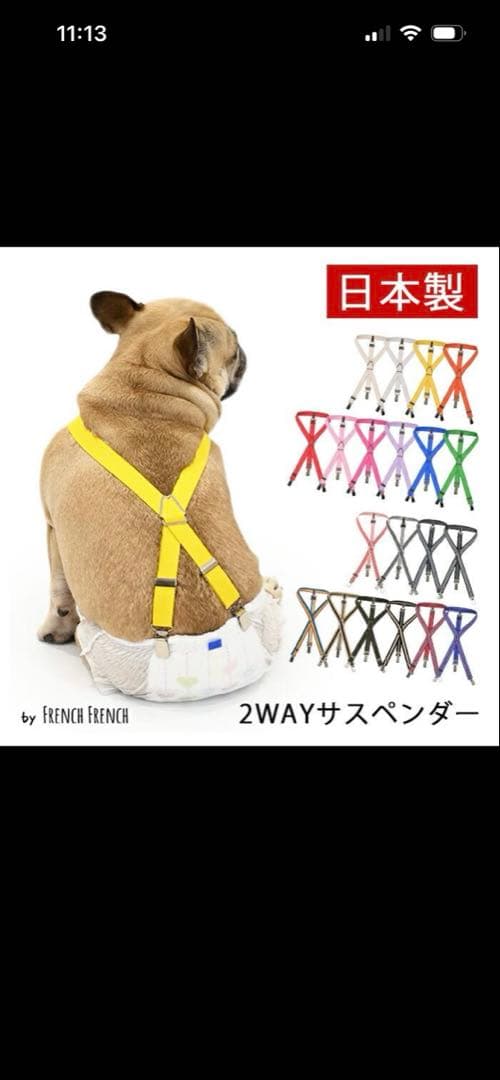 Dog Suspenders L