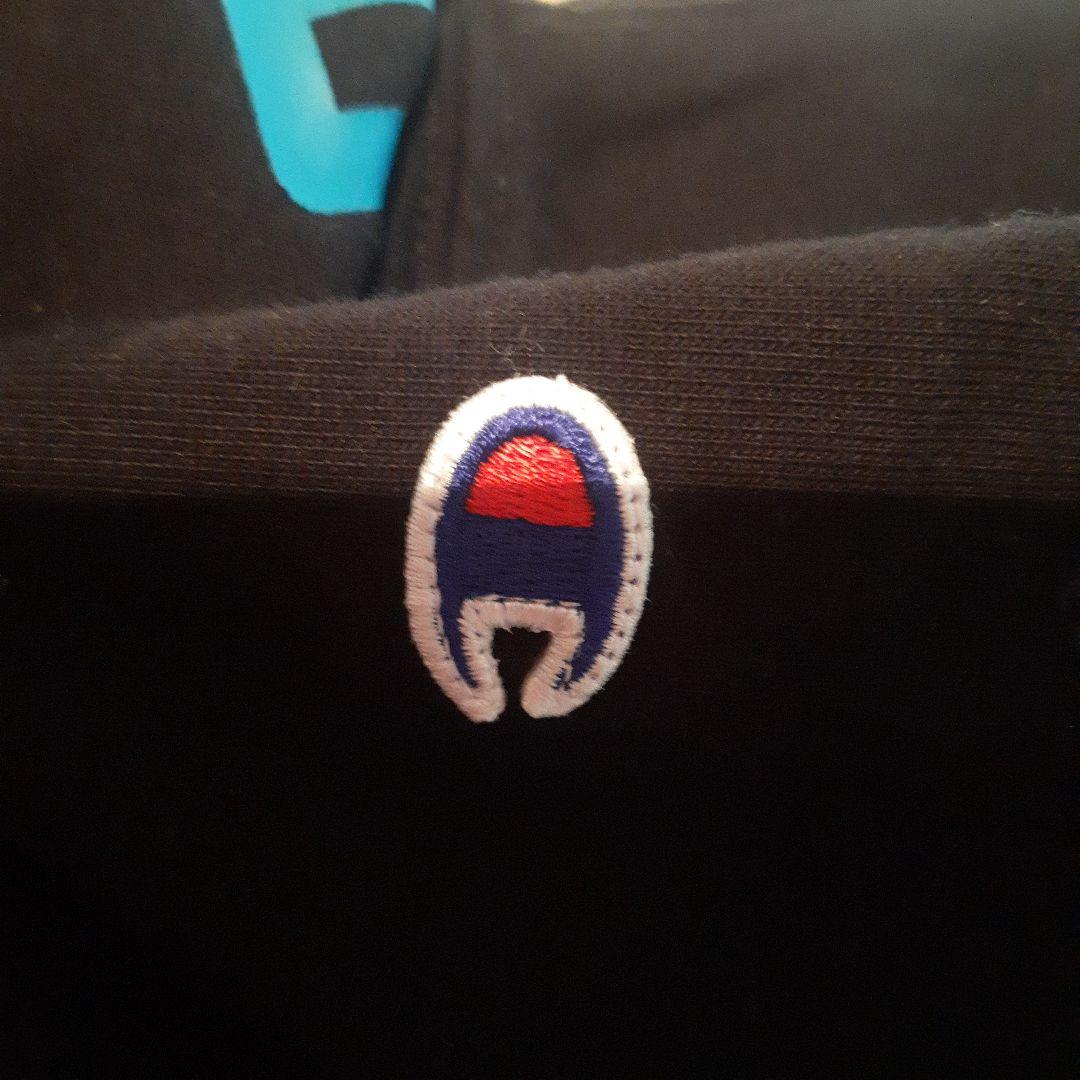 Champion Black Hooded Sweatshirt S