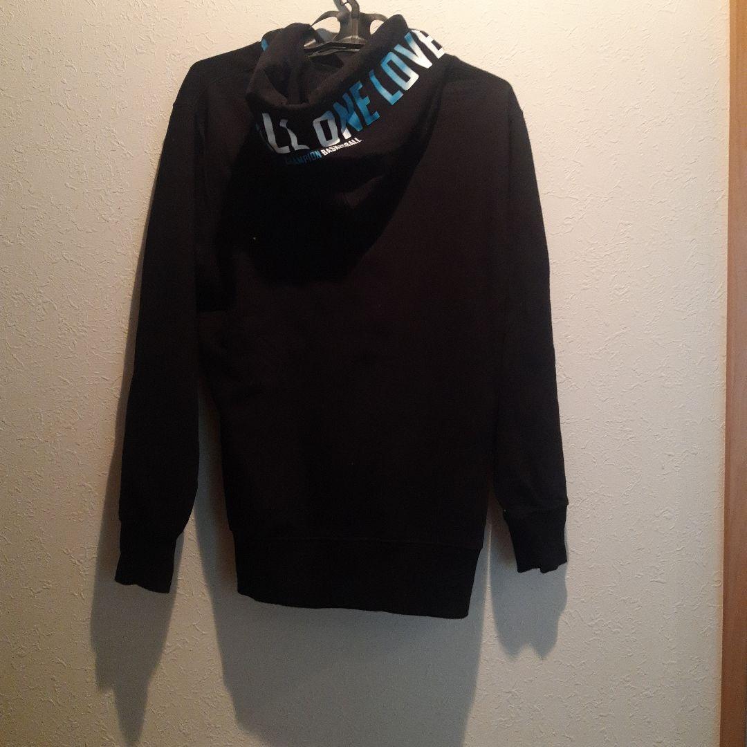 Champion Black Hooded Sweatshirt S