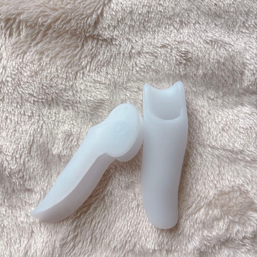 S Size Little Finger Supporter Silicone White Orthotic Washable For Toe