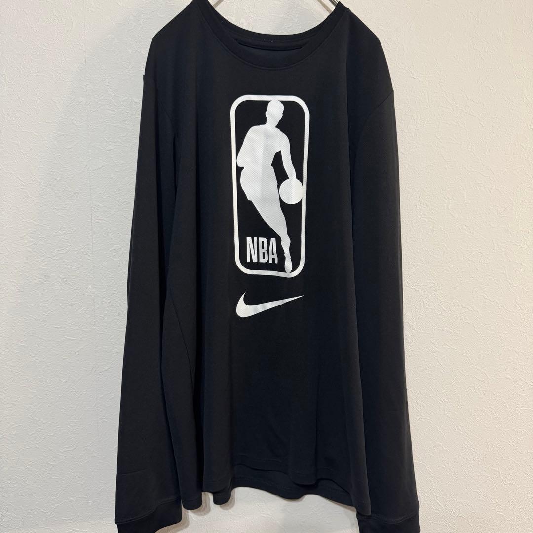 Nike NBA Dri-FIT Long-Sleeve T-Shirt, Black, Long Tee