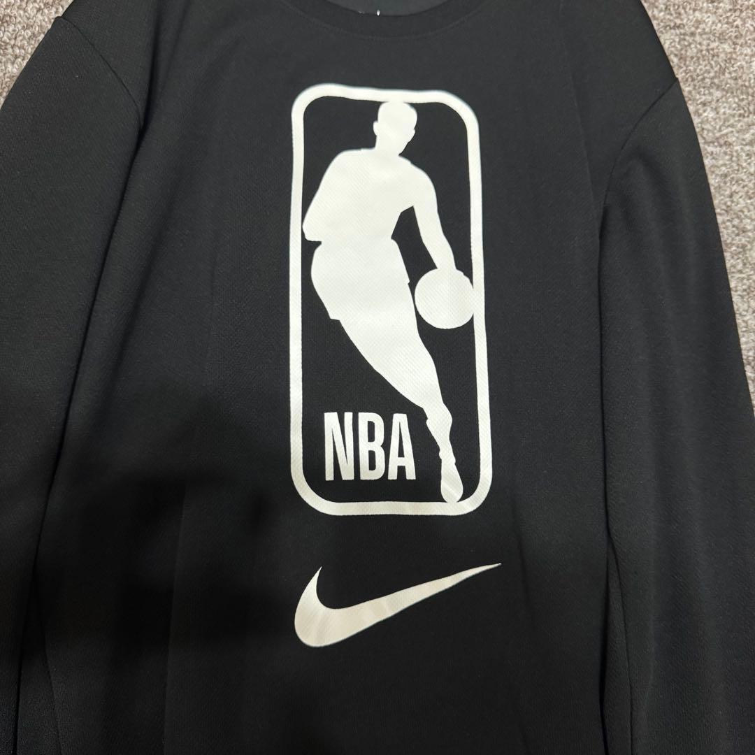 Nike NBA Dri-FIT Long-Sleeve T-Shirt, Black, Long Tee