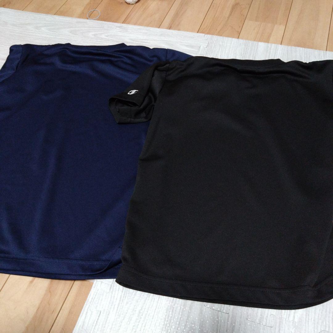 Champion 150 T-shirt Set of 2, Navy & Black, Quick-Drying