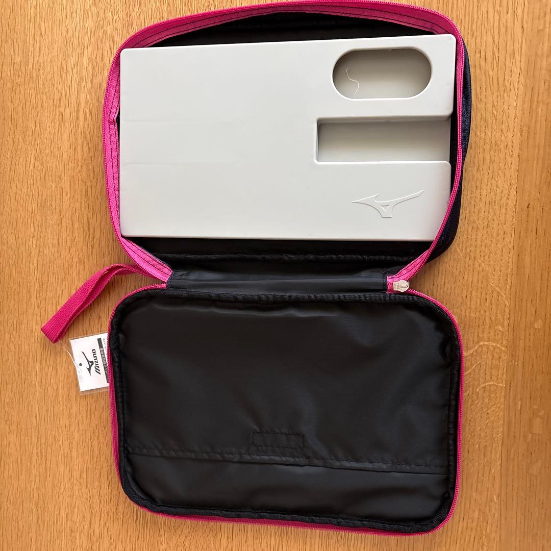 Mizuno Table Tennis Racket Soft Case Navy/Pink